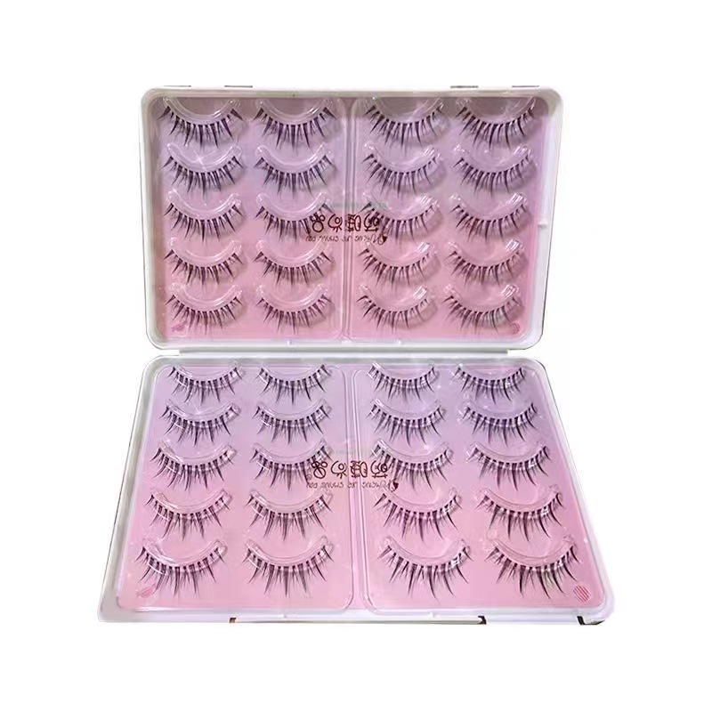 40 pieces of one-piece false eyelash book comic eyelash book whole false eyelash A07 M08 MH08 natural thick