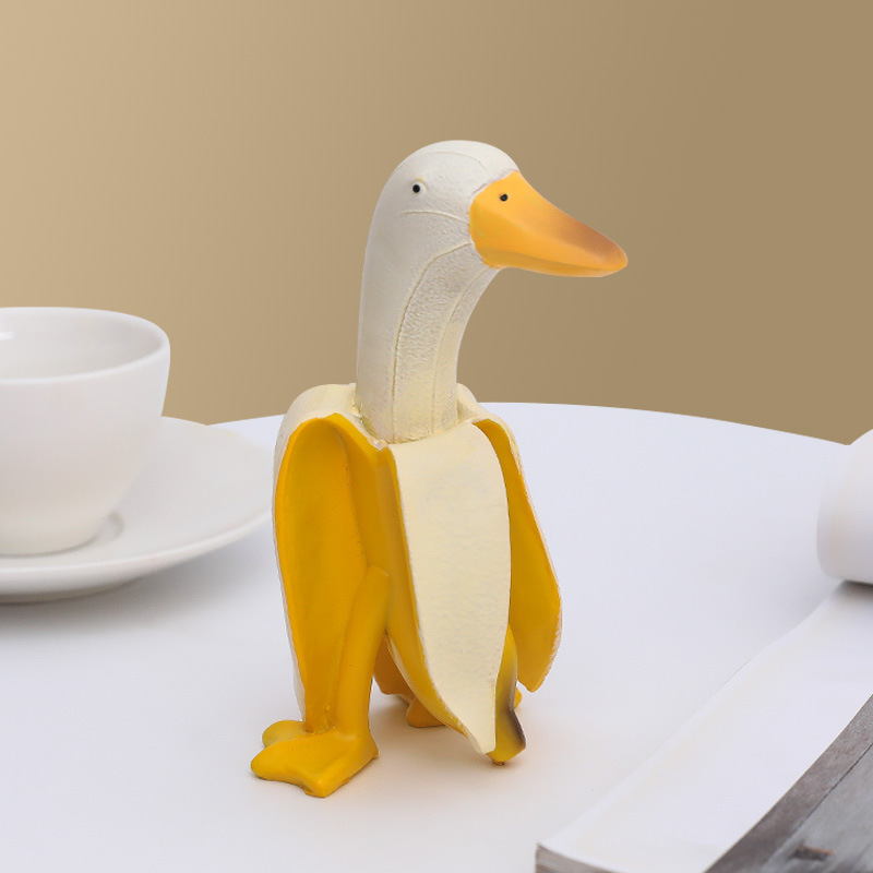 瞅你咋地香蕉鸭~搞怪摆件香蕉鸭子创意装饰摆拍道具送朋友礼物