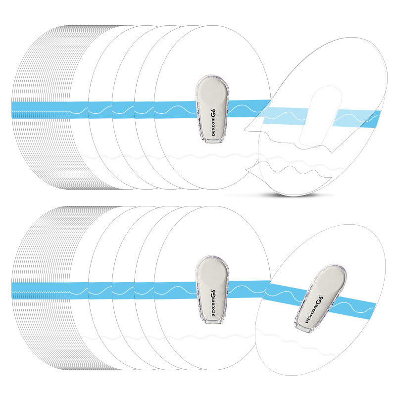 Silicon-based dynamic dynamic blood glucose meter monitoring patch waterproof and sweat-proof G6 sensor adhesive patch