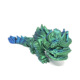 blue and green lion