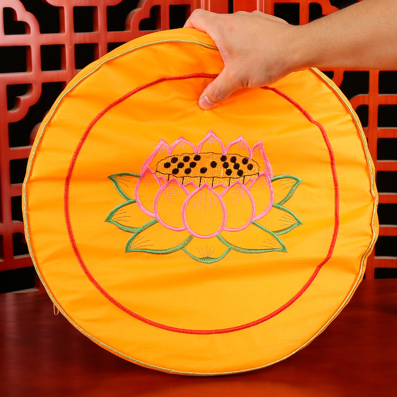 Wholesale Futon Cushion Household Knocking Big Head Lotus Futon Kneeling Mat Temple Worship Mat Round Worship Mat