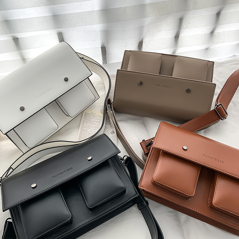 New Men's Bag High-end Sense Small Square Bag Trendy Brand Retro Fashion Men's Crossbody Bag Messenger Bag Shoulder Bag
