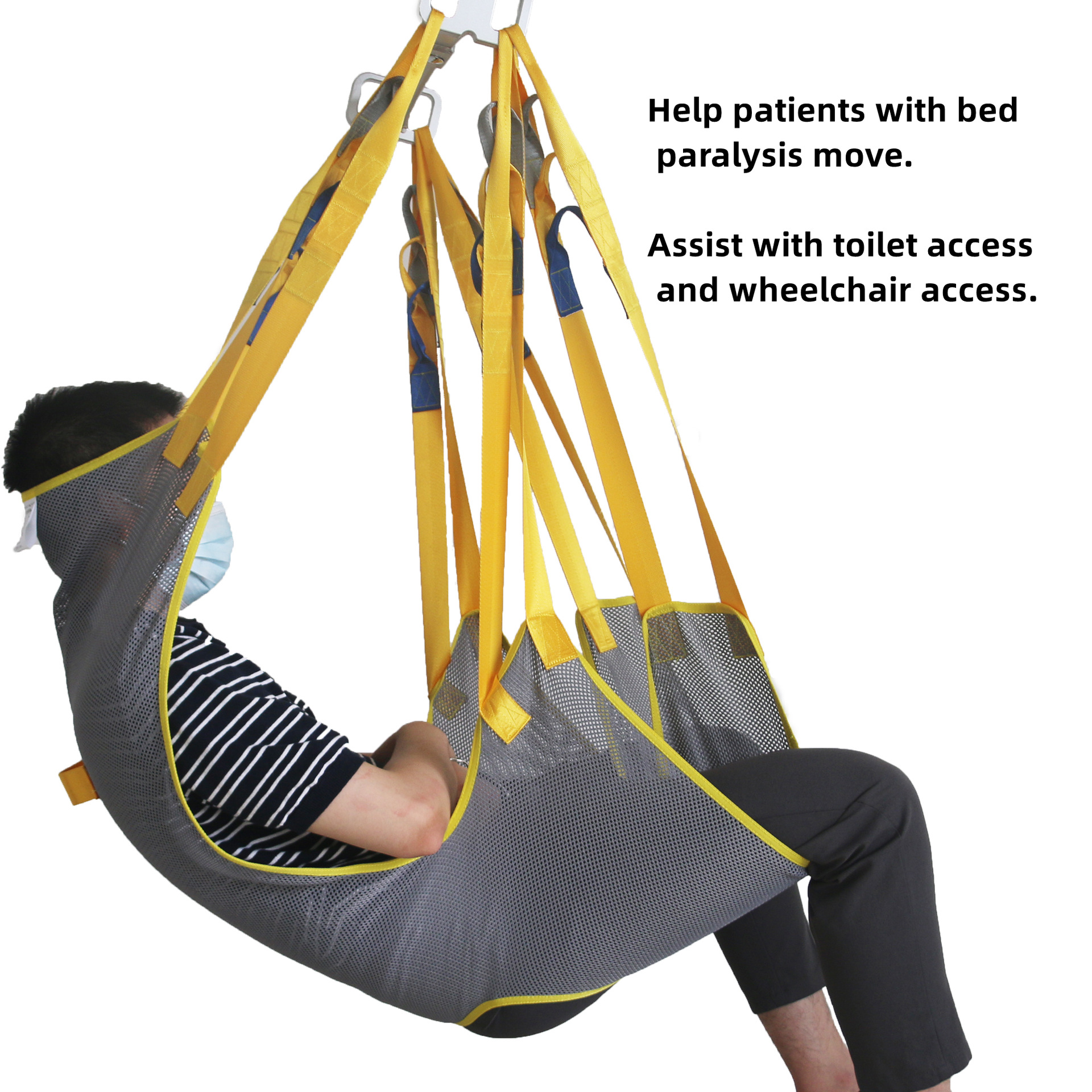 patient lift sling Amazon Cross-border Disabled Patient Shifting Machine Sling Sling Bathing Elderly