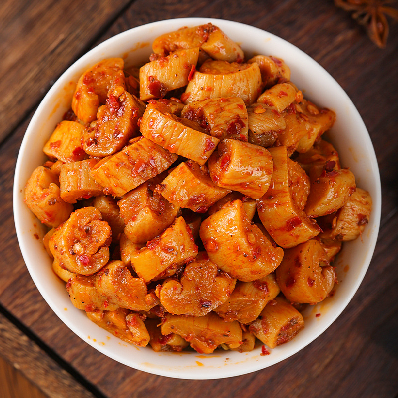 Small flavor dried radish cooking Sichuan Spicy Spicy Crispy Hunan specialty bottled appetizing Pickles diced radish