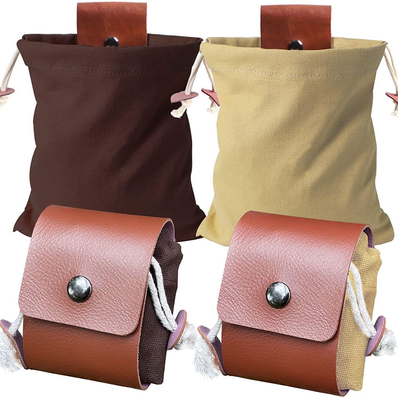 Foraging Pouch outdoor Foraging bag fruit picking bag waist hanging tool bag jungle storage bag storage bag