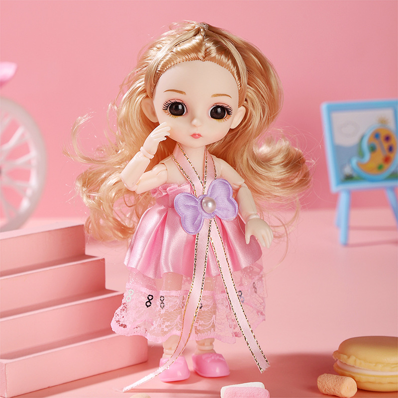Doll Princess Set Lori Little Bobby Doll Children's Girls Toy Dress-up Joint Doll Spot