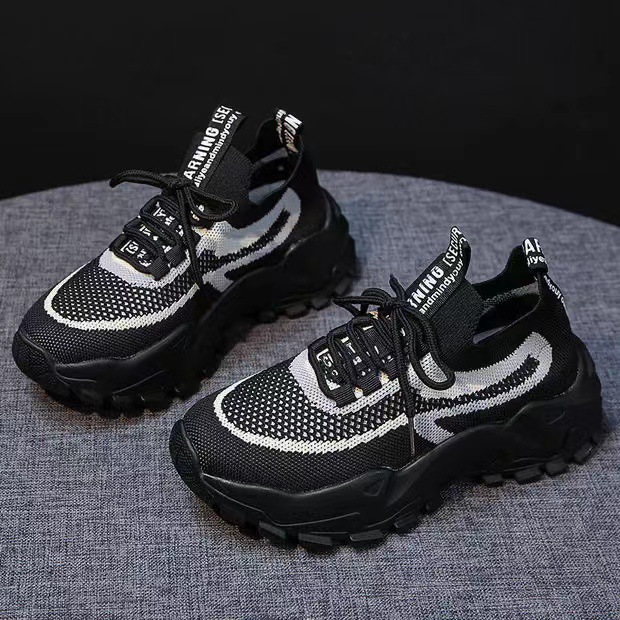 2024 spring and summer new women's shoes daddy shoes fashionable shoes student sneaker casual shoes
