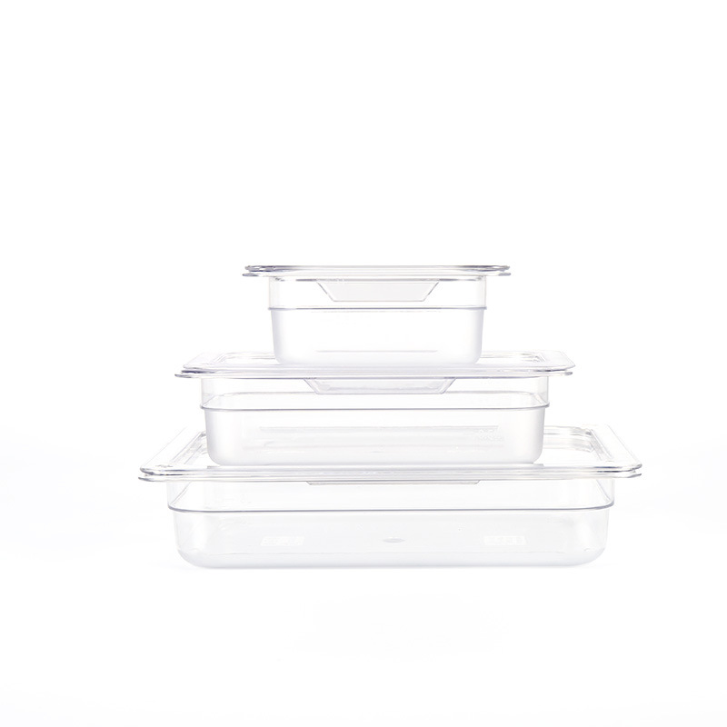 Rectangular Acrylic Basin Plastic pc Score Basin Malatang Order Vegetable Basin Display Cabinet Vegetable Basin Fresh-keeping Box