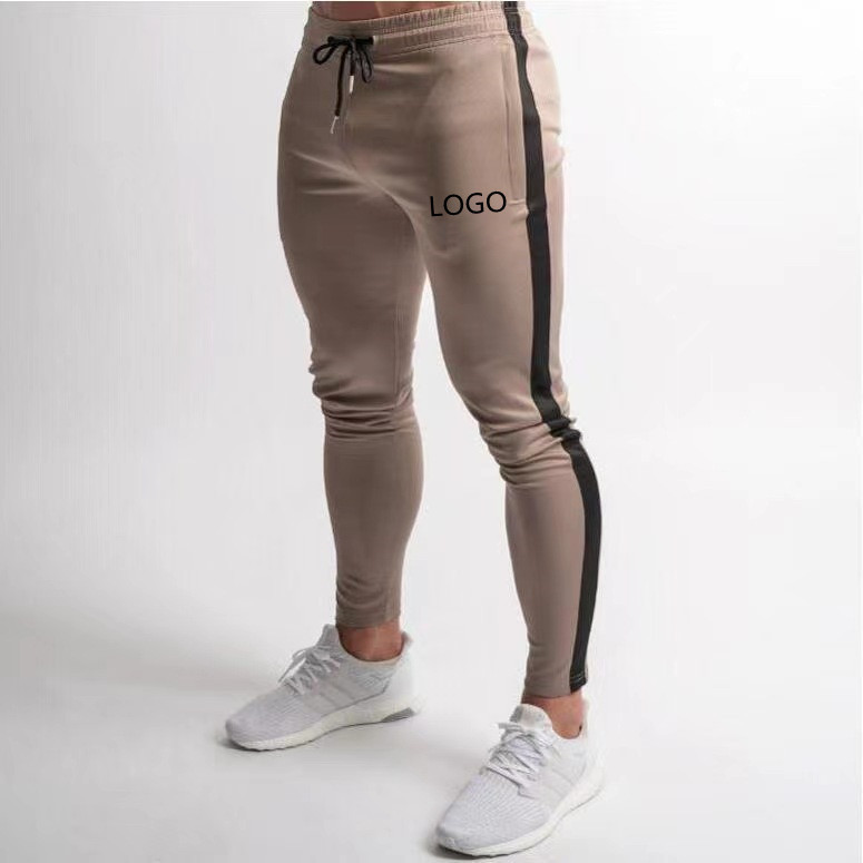 Muscle Men's Autumn and Winter Men's New Sports Casual Light Plate Slim Fitness Pants Men's Trousers Small Feet Pants