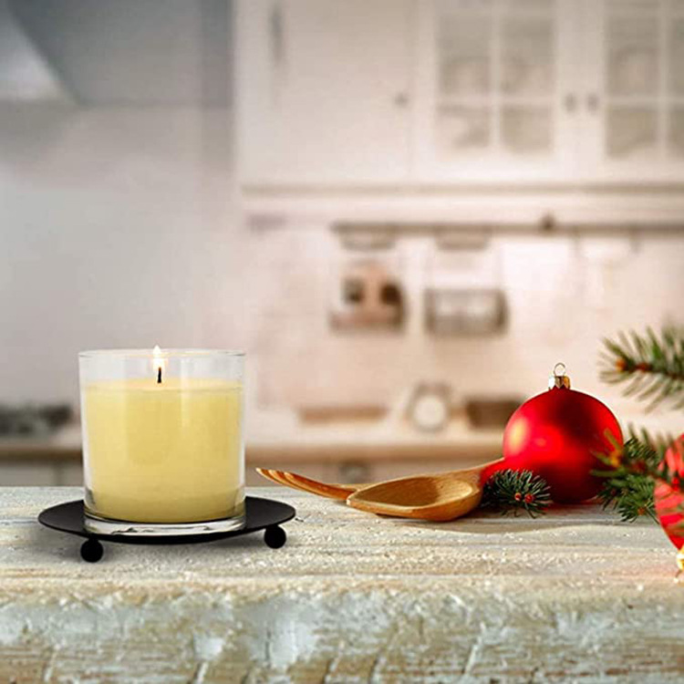 Amazon Mini Nordic Gold Iron Candlestick Creative Simple Geometric Plate Romantic Candle Cup Dining Table Ornaments