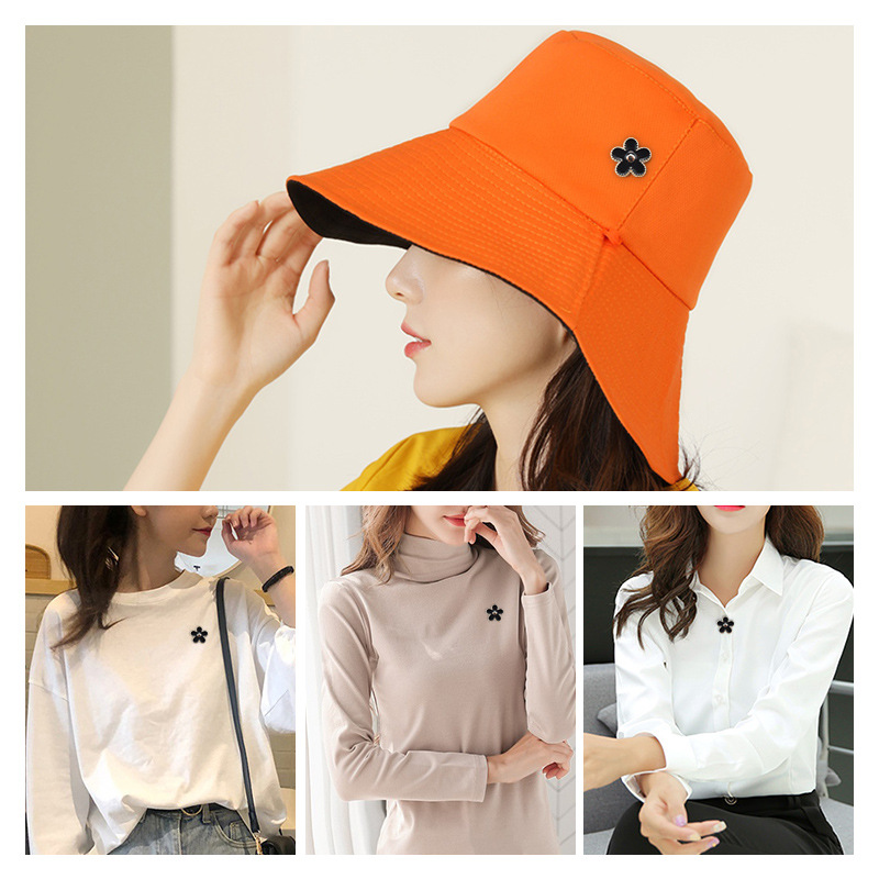 Anti-glare button hidden button detachable nail-Free button seam-free button pearl button shirt decorative brooch buckle wholesale