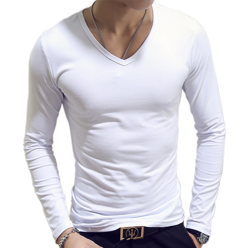 Autumn New Color Long-sleeved T-shirt Men's Tight Round Neck Slim-fit Base Shirt Quick-drying Breathable All-match T-shirt Top