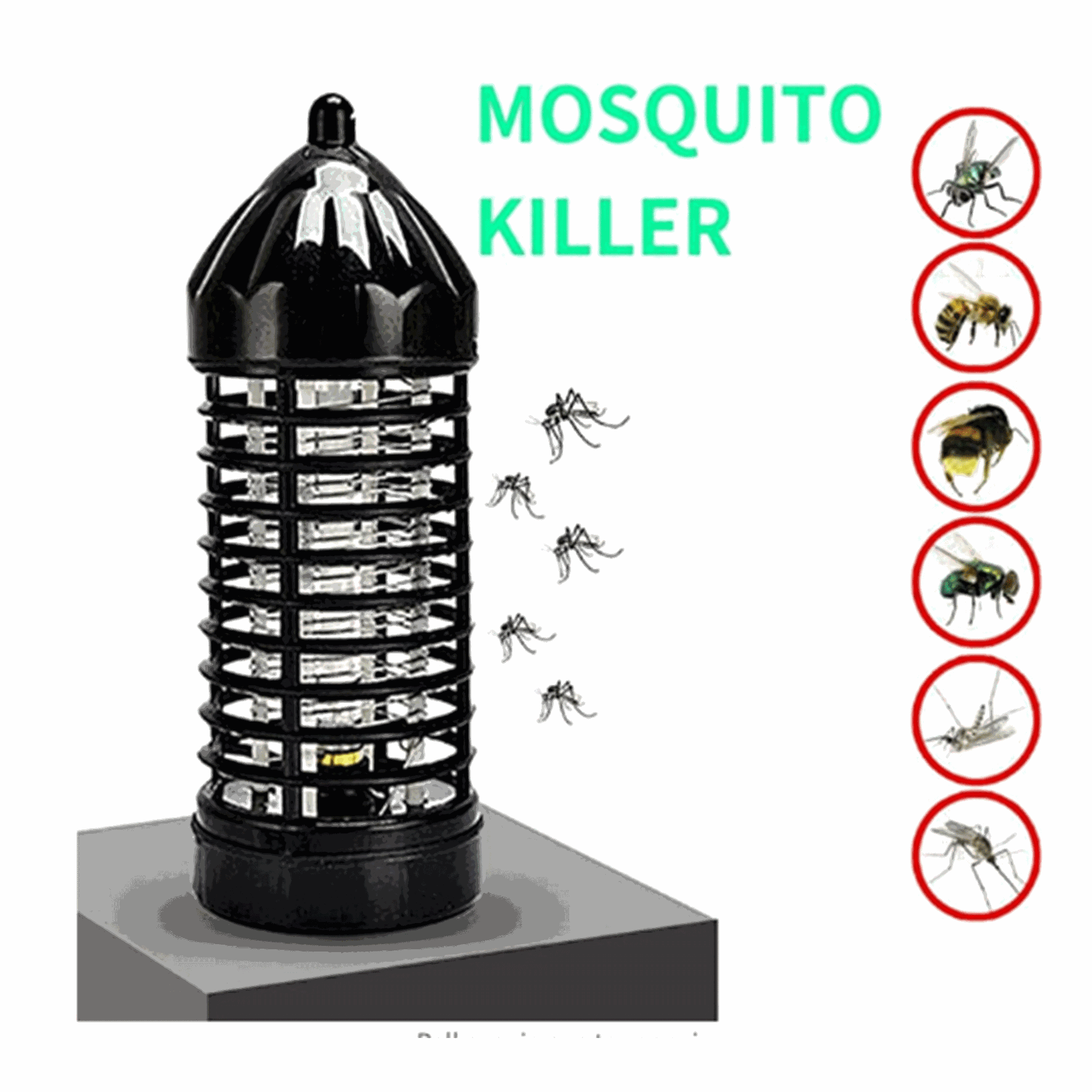 Photocatalyst mosquito lamp silent dormitory trapping and killing lamp household mosquito trap manufacturers wholesale electric shock mosquito repellent lamp
