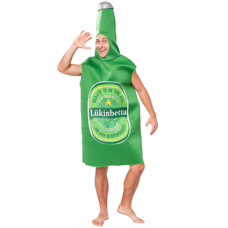 German Oktoberfest Costume Male Adult Masquerade Performance Costume Beer Sponge Costume Male Halloween Costume
