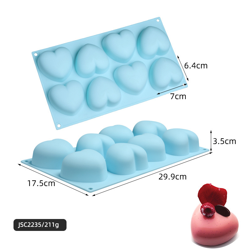 Good Time Cross-border Mousse Silicone Cake Mold Silicone Soap Mold Mold suit DIY Handmade Baking Mold Easy to Demold