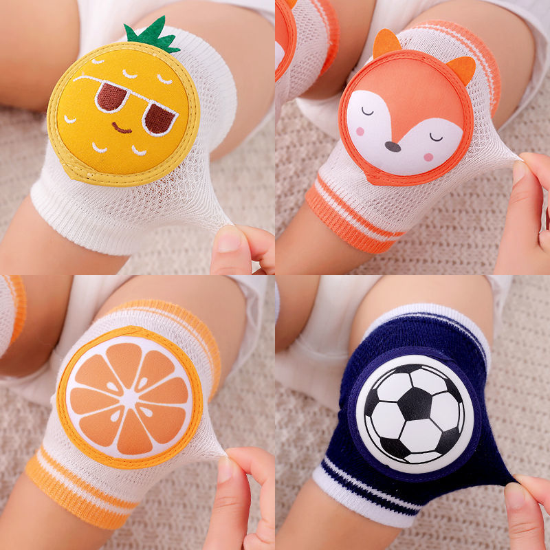 Children's Knee Pad Cover Baby's Crawling Toddler's Drop-resistant Walking Thickened Summer Elbow Pad for Kids and Large Girls