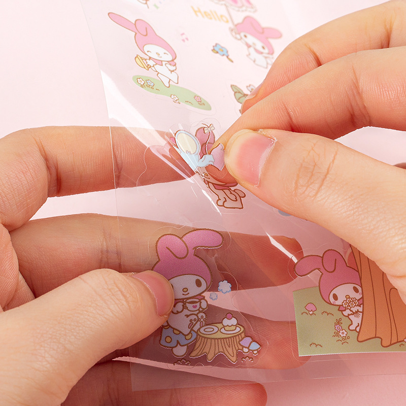 Cream Small series waterproof pvc stickers 10 pieces into sanliou cute cartoon decorative stickers children stationery