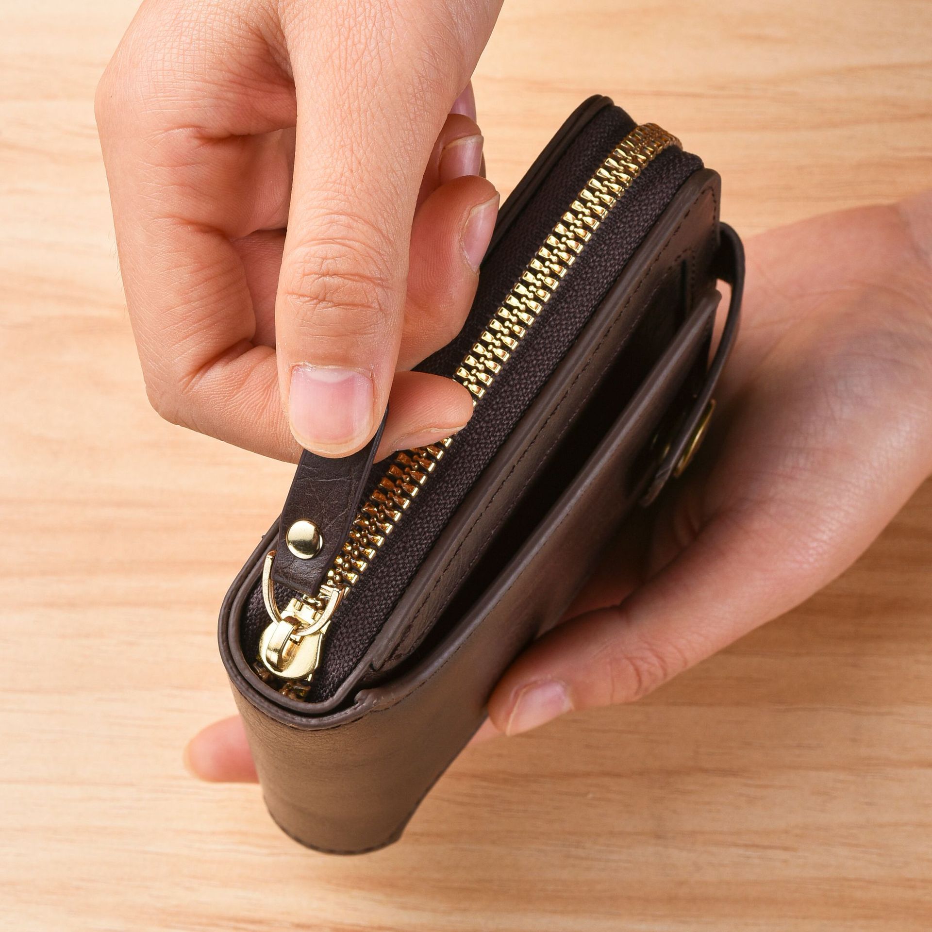 New Men's Wallet 2024 Explosive Coin Purse Portable Vertical Multifunctional Money Card All-in-One Wallet