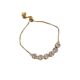 Zircon Diamond Pull Bracelet Korean Emerald Super Flash Bracelet Temperament High-grade Girlfriend Bracelet Wholesale Women's Fashion