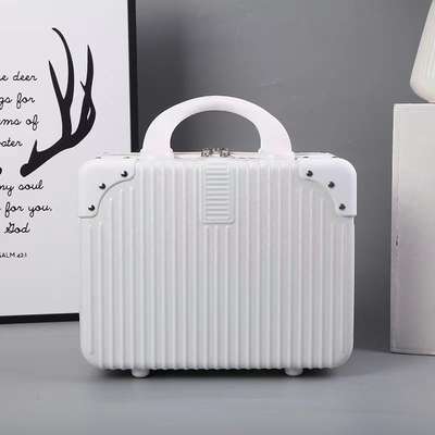 Mini suitcase 14 inch cosmetic case small suitcase portable storage box gift box wholesale creative