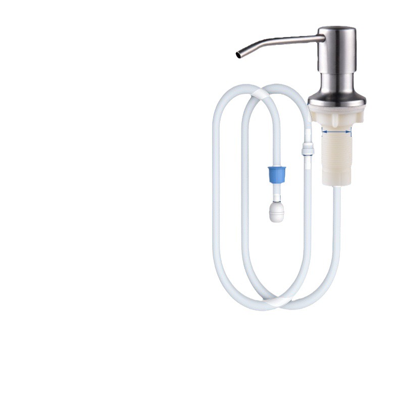 Kitchen sink soap dispenser 304 stainless steel soap dispenser extension tube detergent press bottle extension tube