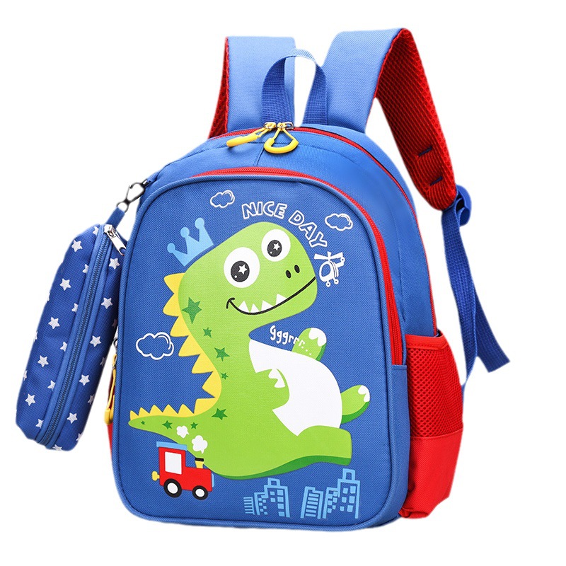 Kindergarten schoolbag for boys and girls in large, medium and small classes baby backpack with pencil case pendant children's cute backpack wholesale