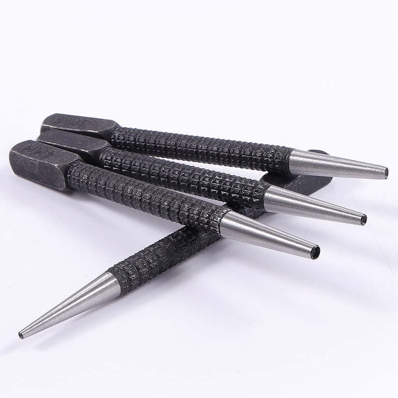 Cross-border manual positioning center punch high hardness drill drilling auxiliary tool round mark point locator square punch