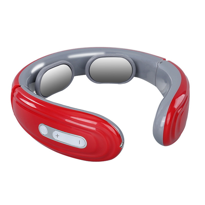 Cervical Spine Apparatus Neck Massager Electromagnetic Electric Shock Heating Pulse Massage Computer Type Rechargeable Cervical Spine Apparatus Massager