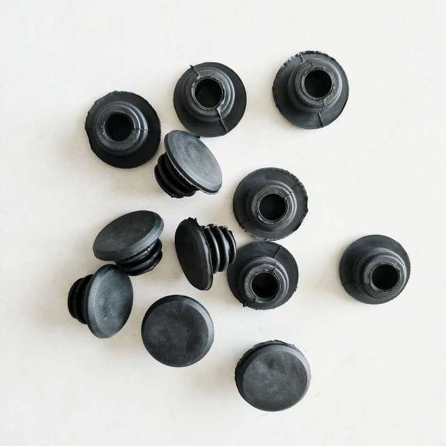 Bicycle Rubber Handle Block Mountain Bike Handle Plug Lock Handle Cover Plug Rubber Plug