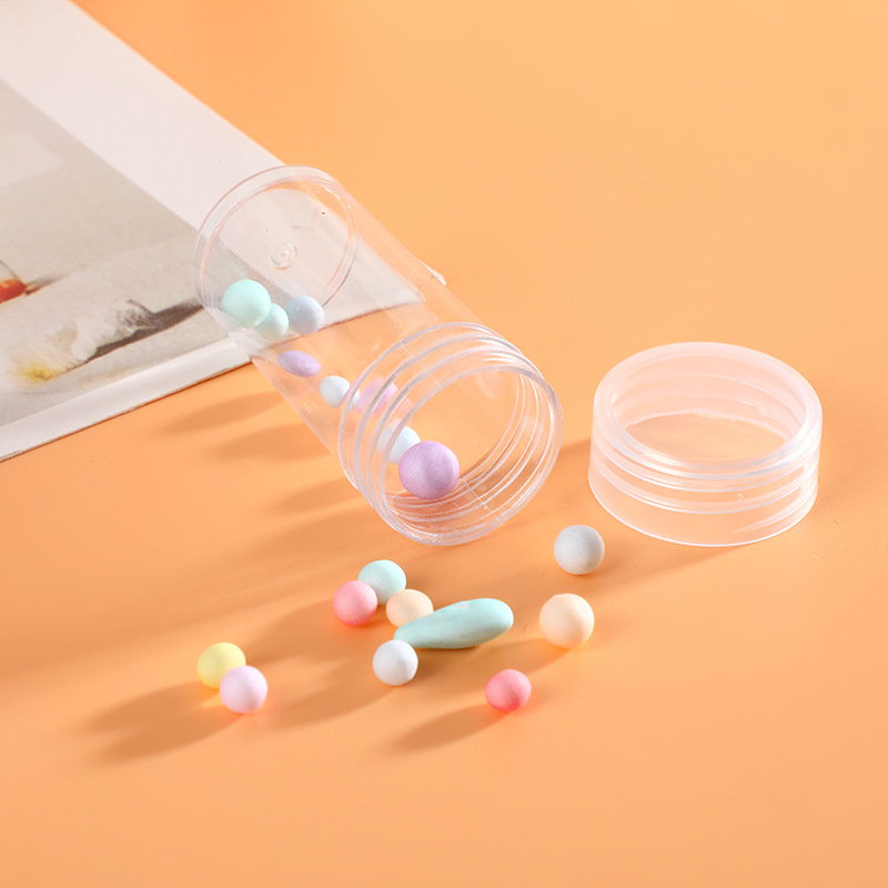 New transparent plastic cans simple sundries storage bottles with lid supermarket candy packaging plastic cans spot wholesale