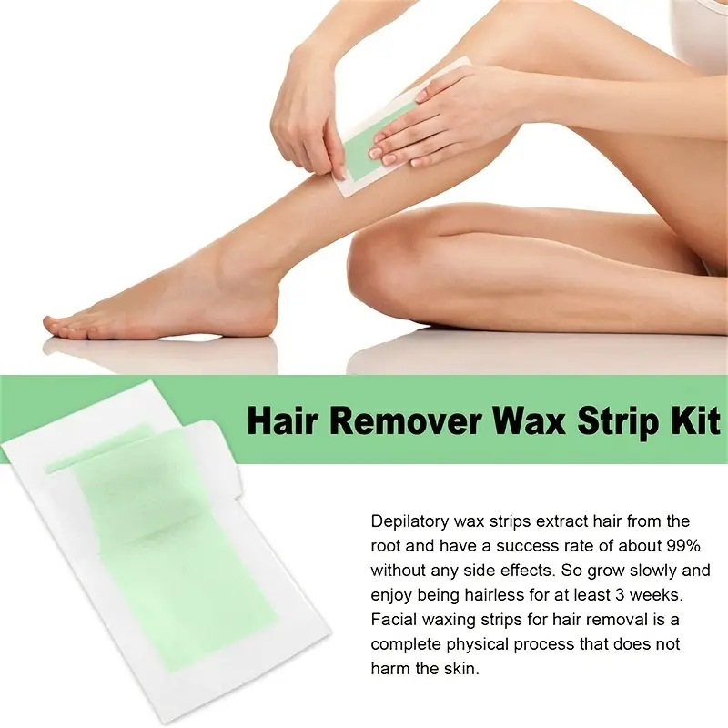 Cross-border special factory direct hair removal wax paper full body can be used to remove leg hair armpit hair men and women double-sided hair removal paper cross-border