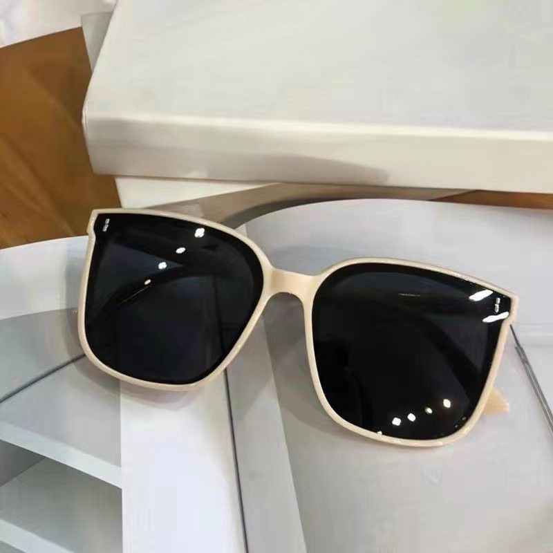 2024 new G rice nail sunglasses men's Korean trend polarized sunglasses ladies new disco glasses black