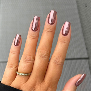 Milk Huhu gentle white solid color Taro Aurora purple medium European Square fashion White fake nail finished product