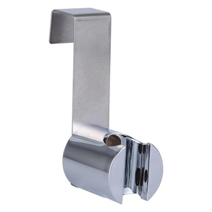 Cross-border stainless steel ABS toilet spray gun hanging seat Women's cleaner nozzle fixed base shower bracket punch-free