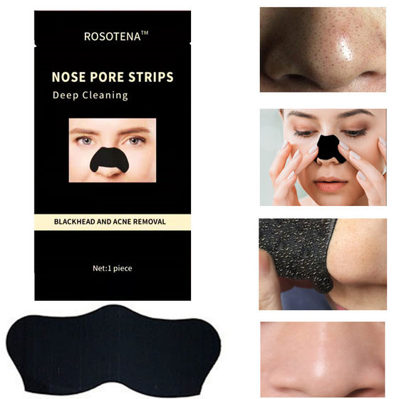 ROSOTENA blackhead acne removal grease nasal membrane removal blackhead pig nose patch BLACK MASk