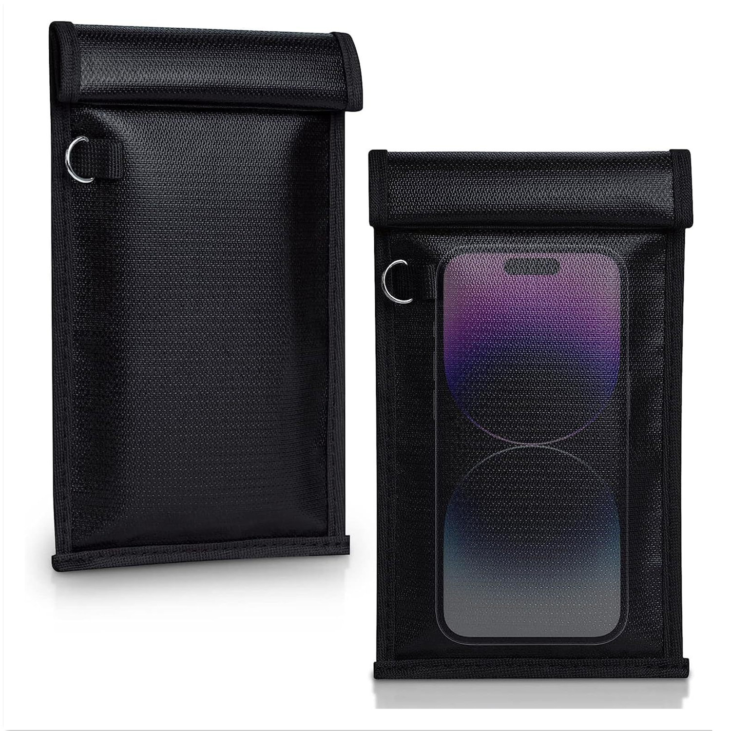 in stock new car key signal shielding bag waterproof fireproof anti-theft key bag RFID electromagnetic shielding card