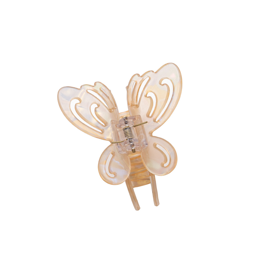 Hollow butterfly catch half tie hair love shark clip fashion personalized hair accessories hairpin children's hairpin small hair clip plate hairpin_voghion.com