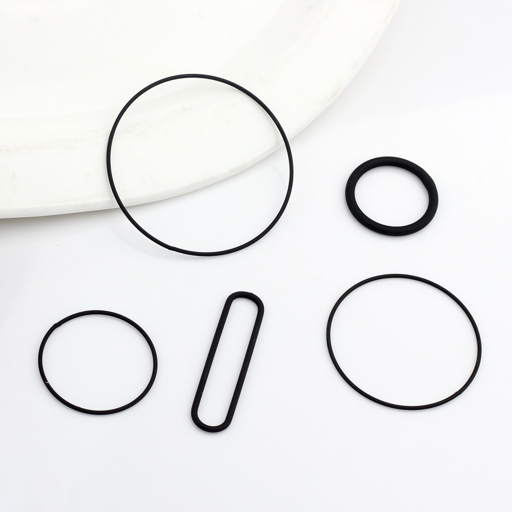 Simple Copper Spray Paint Geometric Circle Small Pendant diy Bracelet Necklace Handmade Jewelry Necklace Accessories