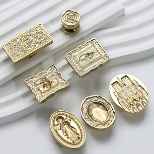 December 2022 on the new spike diss large size special-shaped relief paint seal seal head Angel copper head Wholesale