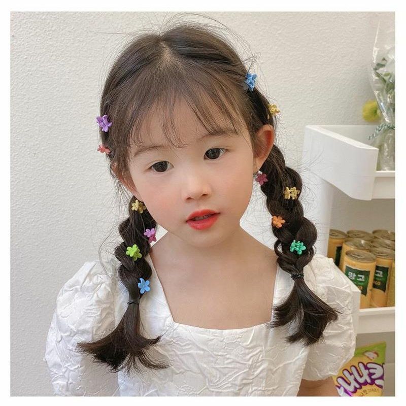 Cute Flower Five-pointed Star Children's Bangs Side Hairpin small size Grasp Girl's Hairpin Mini Children's Headwear