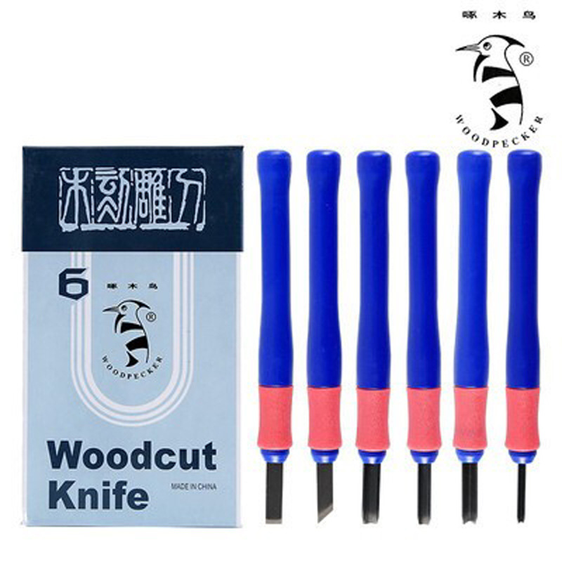 Woodpecker 6 white steel 336 carving knife