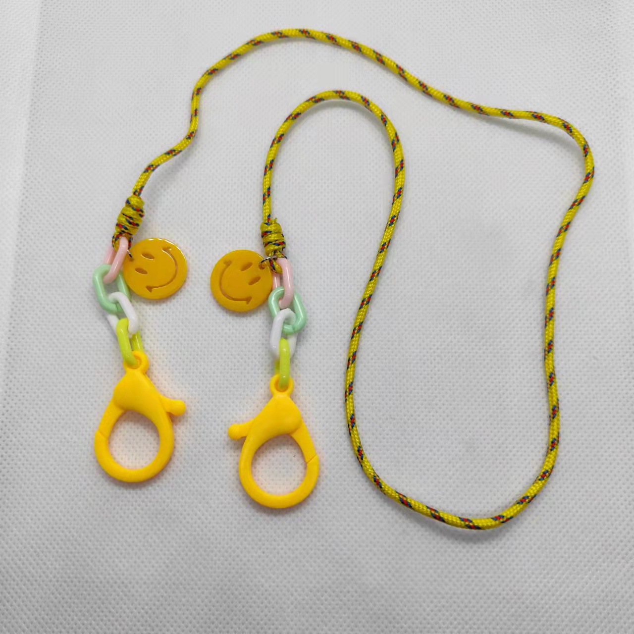 Cross-border Korean-style Children's Mask Chain Lanyard Kindergarten Primary School Neck Glasses Chain Anti-loss Anti-slip Glasses Rope Necklace