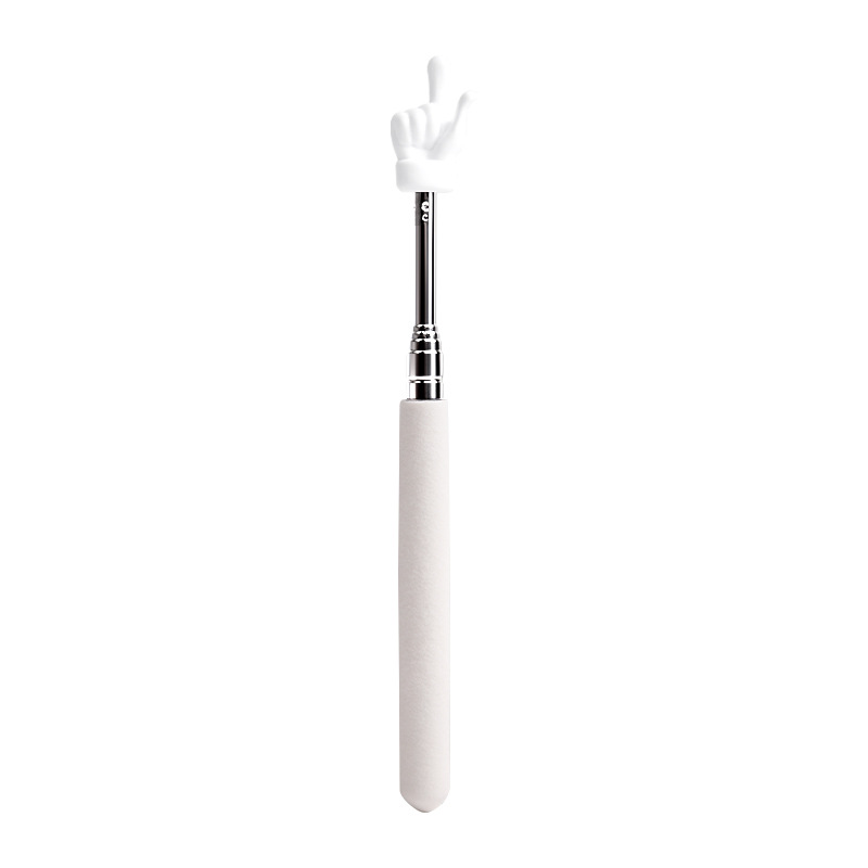 Stainless Steel Retractable Finger Reading Stick Teaching Whip Stick Guide Baton Children Reading Finger Stick