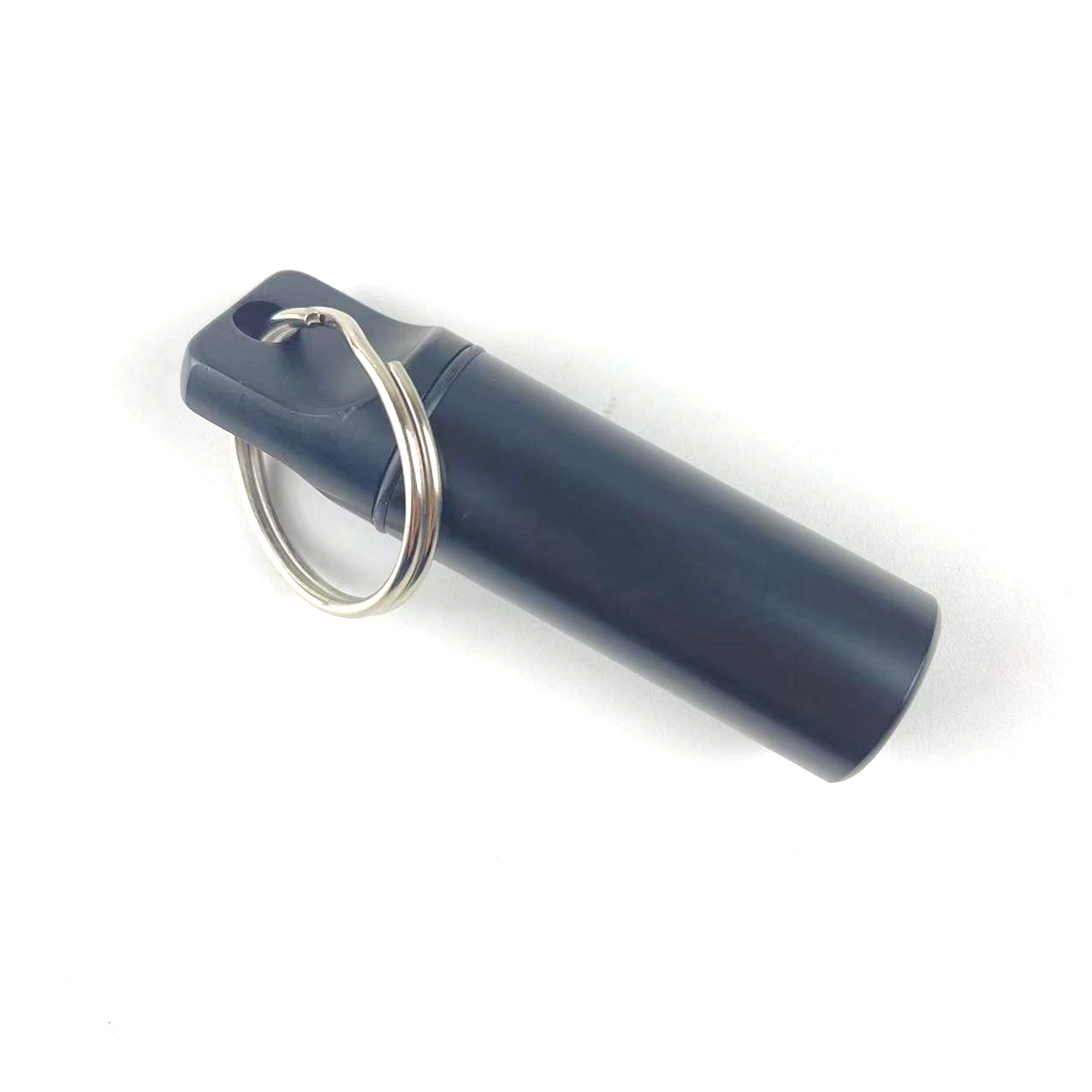 Spot Flat Head Round Aluminum Alloy Cartridge Metal Keychain Earplug Packaging Jar Waterproof Sealed Storage Aluminum Bottle