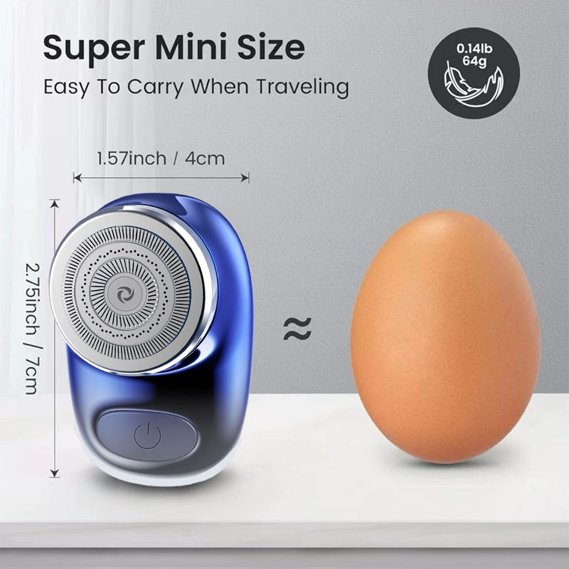 cross-border hot selling mini shaver men razor usb rechargeable travel portable waterproof electric shaver