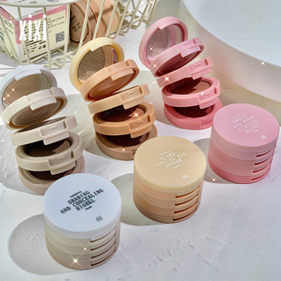 xixi Deep Fog Fu Yuan Comprehensive Powder Plate Four Layer Sandwich Matte Bento Eyeshadow Skin-friendly Texture Eye Makeup for Face Repair