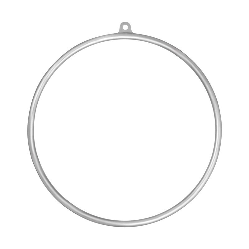Ear-less Monaural Stainless Steel Iron Ring Steel Tube Dance Rotating Air Yoga Rings Fitness Ring Gymnastics Acrobatic Anti-slip Ring