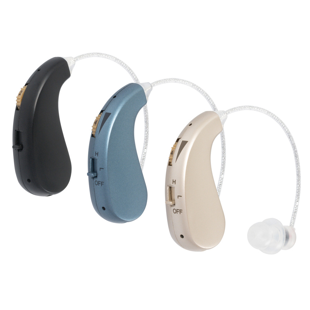 Foreign trade hot selling hearing aids behind-the-ear sound amplifier hearing aid hearing impaired and deaf elderly headphones