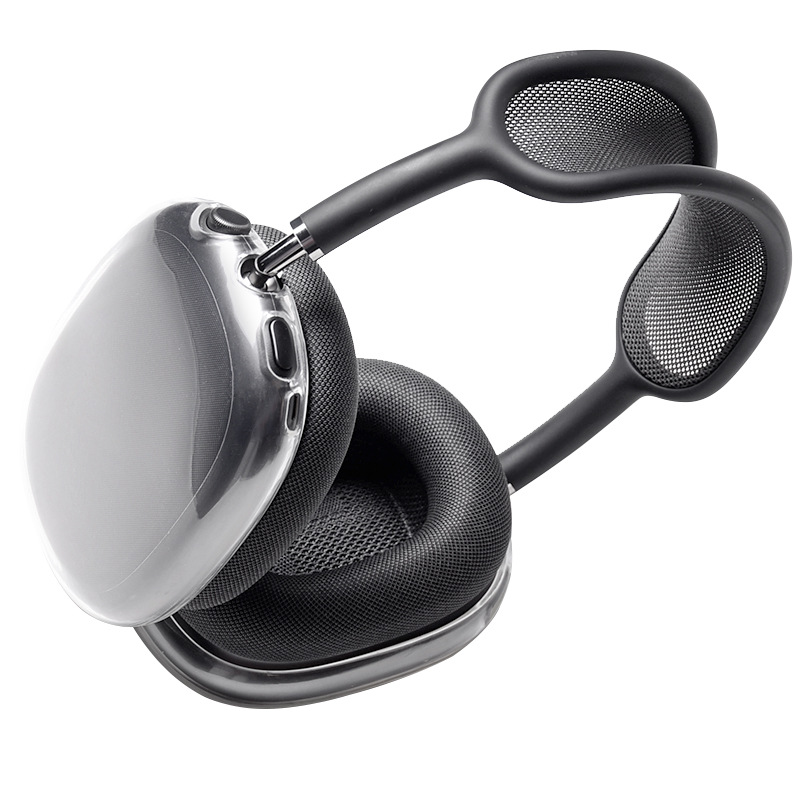 Для airpods Max защитный чехол Apple головной Bluetooth чехол для наушников ТПУ прозрачный силиконовый мягкий чехол оптом