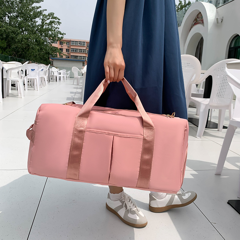 Factory Direct Independent Shoes Fitness Bag Printable LOGO Sports Yoga Bag Shoulder Crossbody Large Capacity Travel Bag